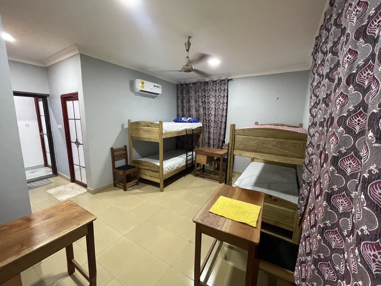 Three students sharing a premium room